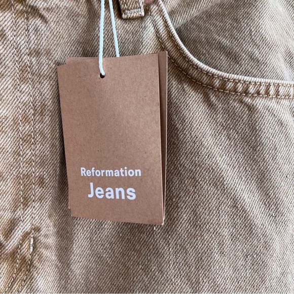 Reformation Tan Denim Skirt - Picture 5 of 15